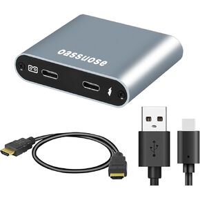 AR/XR Glasses Conversion Adapter,Connects to iPhone 14 & Earlier Models via Lightning to HDMI Adapter,Charge While Playing,Compatible with Nintendo Switch, Playstation 4Slim/5 and Xbox Series X/S.