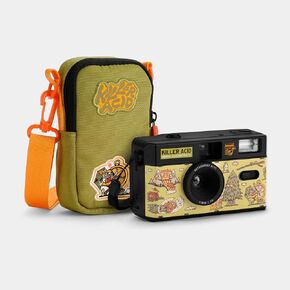 Killer Acid “Mental Exploration Co." FC-11 35mm Film Camera & Bag Bundle