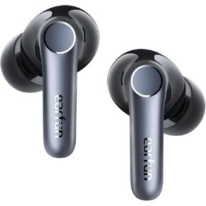 سماعات أذن لاسلكية EarFun Air Pro 4 Adaptive Hybrid Noise Cancelling، صوت Qualcomm Snapdragon، aptX™ Lossless، 6 ميكروفونات AI CVC 8.0 Call، صوت LDAC Hi-Res، وقت تشغيل 52 ساعة، بلوتوث 5.4، اكتشاف داخل الأذن