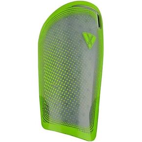 Vizari Atletico Soccer Shinguard | Lightweight Transparent Slip-in Shell with Colored EVA Backing and Compression Sleeve | for Teen and Adults