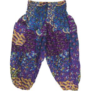 سراويل LOFBAZ Baby Hippy Thai Harem Aladdin Pirate للأطفال بوهيمية فضفاضة ملونة in Kuwait