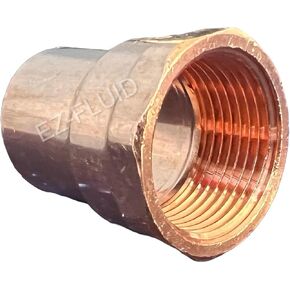 EZ-FLUID Plumbing (10 Pack) 1/2" C X FIP LF النحاس أنثى محول ضغط النحاس، اتصال لحام العرق لأنابيب النحاس السكنية والتجارية.
