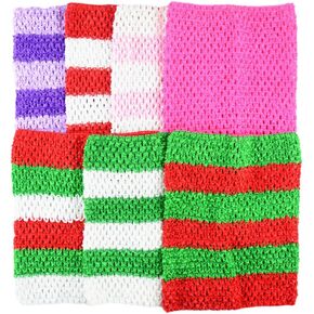 BERON حزمة من 7 9 بوصة مصنوعة يدويا طفلة الحرير الكروشيه توتو أنبوب أعلى الصدر التفاف للأطفال الرضع (AID04-D) in Kuwait