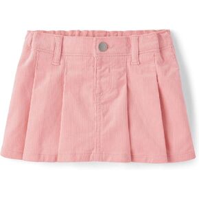 The Children's Place Baby Girls' and Toddler Pleated Skort, Fuzzy Pink