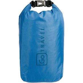 Wet or Dry Bag, Waterproof Bag to Compartmentalize Wet Laundry and Dry Clothes, Washable, Polyester Dry or Wet Bag, Travel Essentials, Blue, 5 Liters