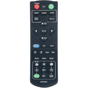 RCP01051 Replacement Remote Compatible with Viewsonic Projector PJD5255 PJD5253 PJD5555W PJD5155 PJD5250 PJD5151 PJD5153