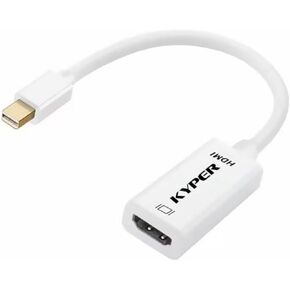 Kyper USKyper-2788 2 Pack Mini DisplayPort to HDMI Adapter Mini DP Compatible for Thunderbolt MacBook Pro, MacBook Air, Mac Mini, Microsoft Surface Pro 3/4, etc (2)