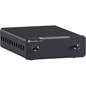 Fosi Audio V3 Mono Power Amplifier for Home Audio Speakers, Mini Monoblock Class D Amp with TPA3255, 240W for HiFi Home Theater AVR Receiver Component, RCA/XLR Balanced Inputs 48V/5A Power
