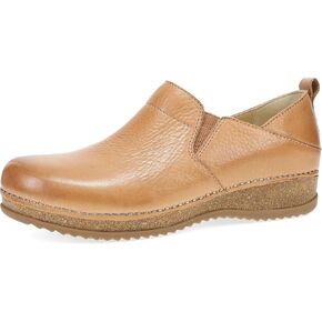 Dansko Meara Slip-On Shoe for Women - Dual-Density Cork/EVA Midsole and Lightweight Rubber Outsole Provide Durable and Comfortable Ride on Patented Stapled Construction