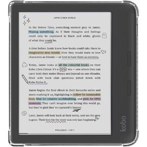 حافظة Zcooooool لهاتف Kobo Libra Color/Kobo Libra 2 حافظة القارئ الإلكتروني مقاس 7 بوصات غطاء زوايا معززة/حافظة ملونة Libra/حافظة Libra 2