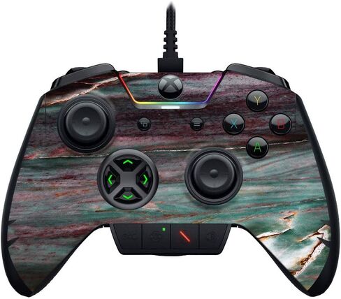 غلاف MightySkins متوافق مع Razer Wolverine Ultimate - Stormy Marble | غطاء ملتف واقٍ ومتين وفريد ​​من نوعه من الفينيل | سهل التطبيق والإزالة وتغيير الأنماط | صنع في الولايات المتحدة الأمريكية in Saudi Arabia