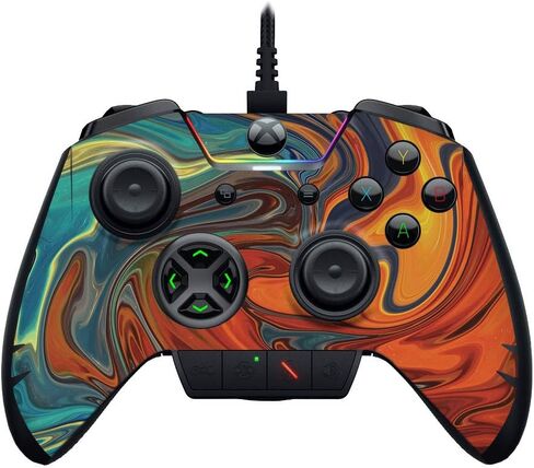 غلاف MightySkins متوافق مع Razer Wolverine Ultimate - Stormy Marble | غطاء ملتف واقٍ ومتين وفريد ​​من نوعه من الفينيل | سهل التطبيق والإزالة وتغيير الأنماط | صنع في الولايات المتحدة الأمريكية in Saudi Arabia