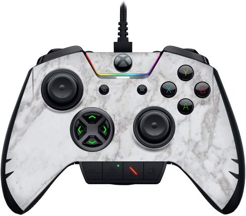 غلاف MightySkins متوافق مع Razer Wolverine Ultimate - Stormy Marble | غطاء ملتف واقٍ ومتين وفريد ​​من نوعه من الفينيل | سهل التطبيق والإزالة وتغيير الأنماط | صنع في الولايات المتحدة الأمريكية in Saudi Arabia