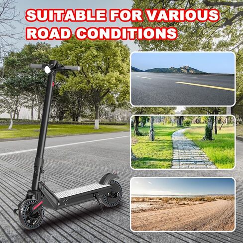 8.5x2 Inch Solid Rubber Tire for Electric Scooter, 8 1/2 x2 Tire for Gotrax GXL V2 / XR/APEX, 50/75-6.1 Replacement Tire for Xiaomi M365 / 1S /Pro 2 and All 8.5'' Scooter Tires (Black) in Saudi Arabia