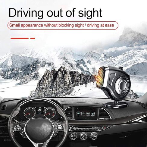 سخان سيارة محمول، 2023 ترقية مروحة سخان تلقائي، مزيل ضباب السيارة، تسخين سريع مزيل الصقيع بسرعة 12 فولت 150 وات مروحة سخان سيراميك أوتوماتيكية 3 منافذ توصيل في ولاعة السجائر in Kuwait