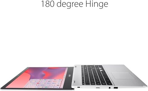 ASUS Chromebook CX1، شاشة 15.6 بوصة FHD NanoEdge، معالج Intel Celeron N4500، تخزين eMMC سعة 64 جيجابايت، ذاكرة الوصول العشوائي 8 جيجابايت، نظام التشغيل Chrome، فضي شفاف، CX1500CKA-AS84F in Saudi Arabia
