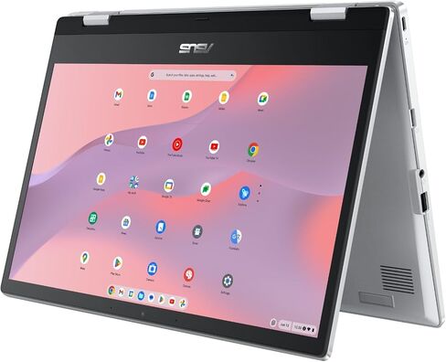 ASUS Chromebook CX1، شاشة 15.6 بوصة FHD NanoEdge، معالج Intel Celeron N4500، تخزين eMMC سعة 64 جيجابايت، ذاكرة الوصول العشوائي 8 جيجابايت، نظام التشغيل Chrome، فضي شفاف، CX1500CKA-AS84F in Saudi Arabia
