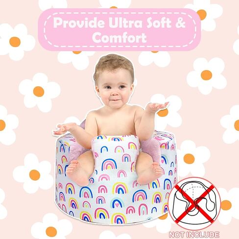Seat Cover fit for Baby Seat, Baby Floor Seat Cover for Boys and Girls, Anti-Slip Comfortable Seat Cover, Baby Seat Protector Accessory, Easy to Install & Remove (Fish Scale) in Saudi Arabia