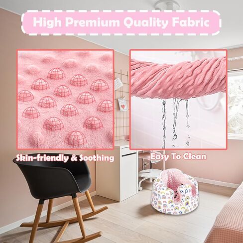 Seat Cover fit for Baby Seat, Baby Floor Seat Cover for Boys and Girls, Anti-Slip Comfortable Seat Cover, Baby Seat Protector Accessory, Easy to Install & Remove (Fish Scale) in Saudi Arabia