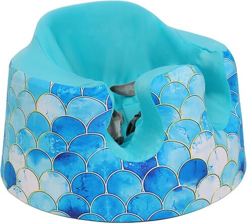 Seat Cover fit for Baby Seat, Baby Floor Seat Cover for Boys and Girls, Anti-Slip Comfortable Seat Cover, Baby Seat Protector Accessory, Easy to Install & Remove (Fish Scale) in Saudi Arabia