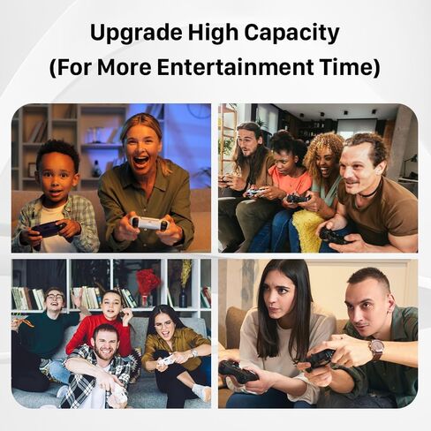 (5000mAh) Battery for PS5 Controller, 2024 New 0 Cycle Higher Capacity Rechargeable Battery Replacement for Sony PS5 LIP1708, Playstation 5 DualSense CFI-ZCT1W Wireless Controller with Tool-2 Packs in Kuwait