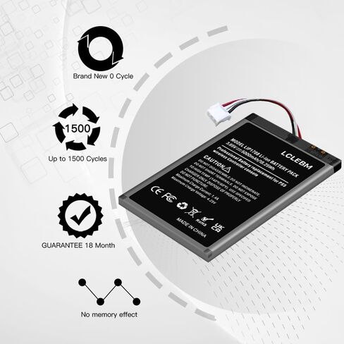 (5000mAh) Battery for PS5 Controller, 2024 New 0 Cycle Higher Capacity Rechargeable Battery Replacement for Sony PS5 LIP1708, Playstation 5 DualSense CFI-ZCT1W Wireless Controller with Tool-2 Packs in Kuwait