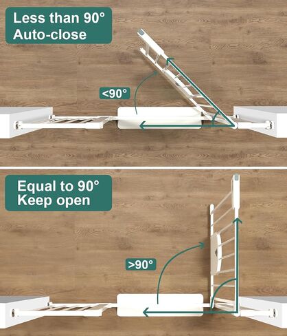 Dog Gate with Cat Door Auto Close 40.6-46" Metal Dog Gate for Doorway Stairs House Easy Walk Thru Pet Gate with Cat Door Indoor for Stairs includes 2 Y-Spindle Rods & 2 Extension Pieces & 4 Wall Cups in Saudi Arabia
