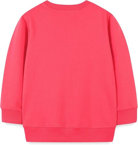 Toddler Girls Sweatshirts Baby Butterfly Crewneck Long Sleeve Shirts Kids Honey Cherry Winter Casual Tops Clothes 2T-7T in Saudi Arabia