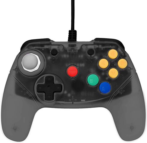 لوحة تحكم ريترو فايترز براولر 64 الجيل التالي N64 - نينتندو 64 - رمادي دخاني in Saudi Arabia
