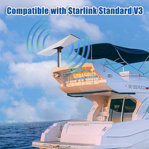 حامل Starlink، محول أنابيب Starlink Gen 3 للطبق القياسي Starlink Gen 3، حامل Starlink Gen 3، مجموعة تركيب Starlink Gen 3، محول للوحة تثبيت الأطباق القياسية Gen3/V3 Starlink in Kuwait