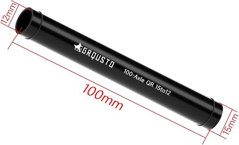 100mm Quick Release Hub Thru Axle Adapter for Road Mountain Bicyle, 6061 Aluminium Alloy Wheel Fork Axle Adapter Conversion 12 to 9mm / 15 to 9mm / 15 to 12mm / 20 to 15mm 4 Specifications in Saudi Arabia