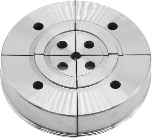 1" x 8 TPI Thread 4 Inch Self Centering Wood Lathe Nickel-Plated Chuck Set 2/3/5 Jaw Turning Chuck Set (4+1 Jaw) in Saudi Arabia