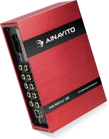 A80 DSP Amplifier Car Audio Digital Signal Processor,31-Band EQ,2- Channels Input,8-Channels Output,Support Manual/PC/APP/Controller/USB car Equalizer (A80+Wired-Controller) in Saudi Arabia
