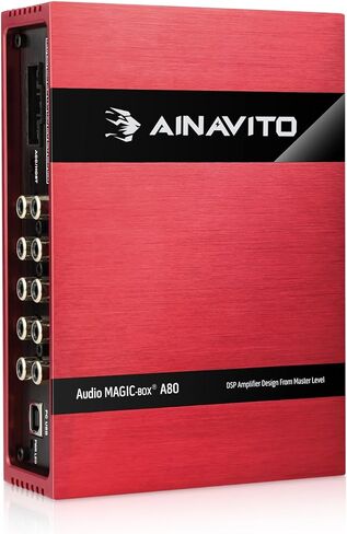 A80 DSP Amplifier Car Audio Digital Signal Processor,31-Band EQ,2- Channels Input,8-Channels Output,Support Manual/PC/APP/Controller/USB car Equalizer (A80+Wired-Controller) in Saudi Arabia