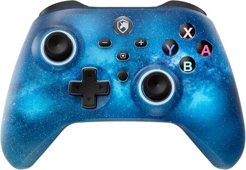 ECHTPower Wireless Switch Controller for Switch/PC/iOS/Android,1000mAh Switch Pro Controller with 9 Color RGB Light, Bluetooth Controllers with Macro Buttons, 6 Axis Gyro, Dual Vibration, Turbo in Kuwait
