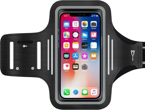 ykooe حامل هاتف للجري لهاتف iPhone 15 Plus، 15 Pro Max، 14 Plus، 14 Pro Max، 13 Pro Max، 12 Pro Max، 11 Pro Max، XS Max، Galaxy S23 Plus، S23 Ultra، S22 Plus، S22 Ultra، A14 ، A13، أسود in Kuwait