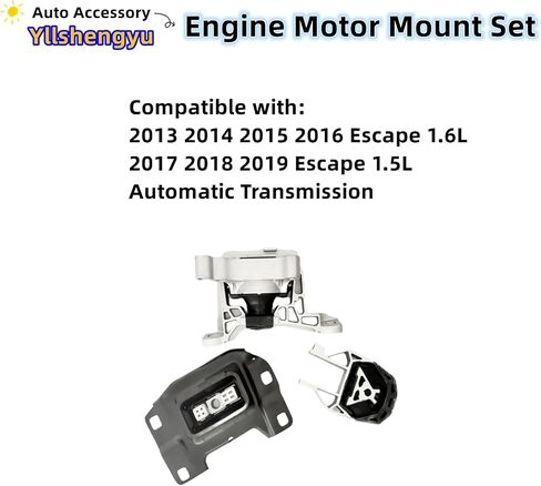 Engine Motor Transmission Mount Kit 3pcs Compatible with 2011 2012 2013 2014 2015 2016 for-d Fiesta L4 1.6L for Manual Transmission A5566 A5507 A5515 3253 3193 3259 in Saudi Arabia