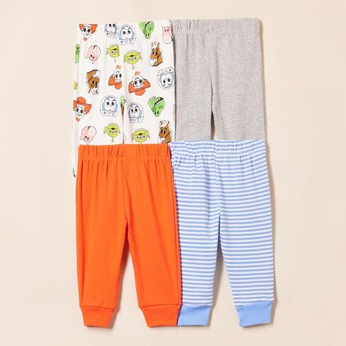 Amazon Essentials Disney | Marvel | Star Wars Baby Boys' Pants, Pack of 4 in Saudi Arabia