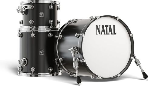 KMA-F20-MBK1 Originals Series Maple Fusion 20 4-Piece Shell Pack - Matte Black in Saudi Arabia