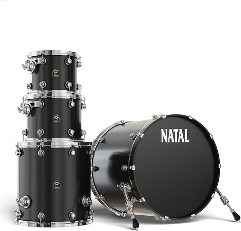KMA-F20-MBK1 Originals Series Maple Fusion 20 4-Piece Shell Pack - Matte Black in Saudi Arabia