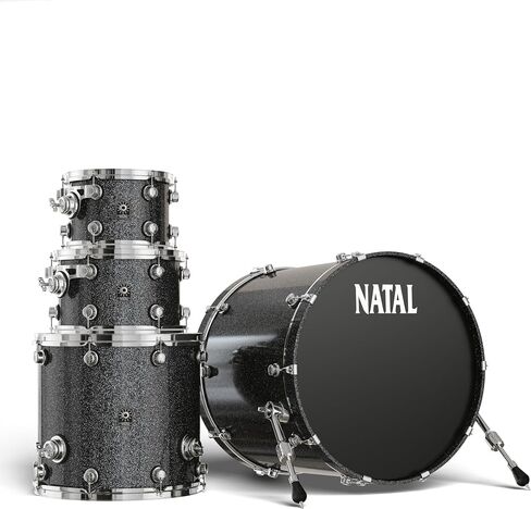 KMA-F20-MBK1 Originals Series Maple Fusion 20 4-Piece Shell Pack - Matte Black in Saudi Arabia