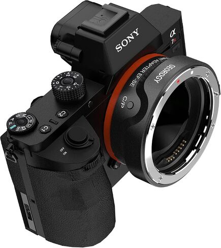 EF/EF-S Lens Mount Adapter Compatible with Canon EF/EF-S Lens, Auto-Focus Lens Converters Ring, for Sony E Mount Mirrorless Cameras Series A9 A7R5 A7R4 A7R3 A7R2 A7R3A A7R4A A7M3 A7M2 A7R A7S2 A7S A7C in Kuwait