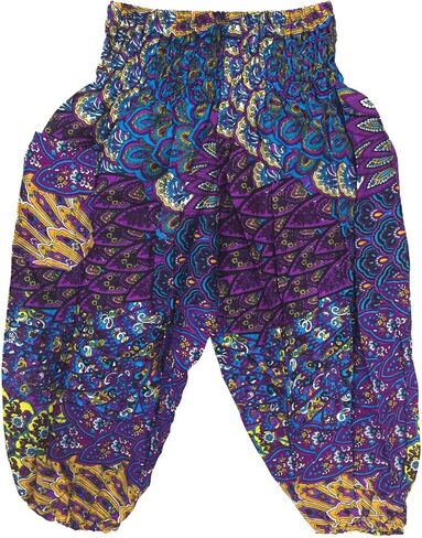 سراويل LOFBAZ Baby Hippy Thai Harem Aladdin Pirate للأطفال بوهيمية فضفاضة ملونة in Kuwait