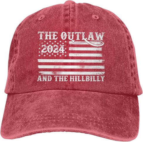 Trump Vance 2024 for President Outlaw Hillbilly 2024 24 Hat Fashion Trump 45 47 Hat Caps Men Women in Saudi Arabia