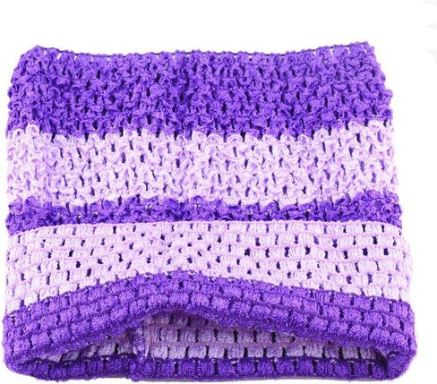 BERON حزمة من 7 9 بوصة مصنوعة يدويا طفلة الحرير الكروشيه توتو أنبوب أعلى الصدر التفاف للأطفال الرضع (AID04-D) in Kuwait