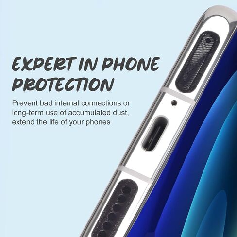 120Pcs Phone Speaker Cover Phone Speaker Dustproof Stickers Phone Speaker Dust Protector Cover Anti Dust Sticker Speaker Dust-Proof Cover Kit with Cleaning Brush & Tweezer in Saudi Arabia