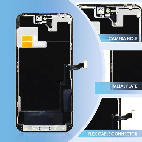 مجموعة استبدال الشاشة لهاتف iPhone 14 Pro Max FHD A2894 A2651 A2893 A2895 شاشة LCD ثلاثية الأبعاد تعمل باللمس مع مجموعة أدوات إصلاح مع واقي الشاشة in Kuwait