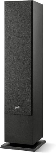 Polk Monitor XT60 Tower Speaker - Hi-Res Audio Certified, Dolby Atmos, DTS:X & Auro 3D Compatible, 1" Tweeter, 6.5" Dynamically Balanced Woofer, (2) 6.5" Passive Radiators (Single, Midnight Black) in Saudi Arabia