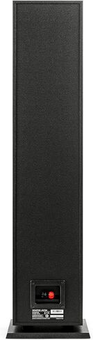 Polk Monitor XT60 Tower Speaker - Hi-Res Audio Certified, Dolby Atmos, DTS:X & Auro 3D Compatible, 1" Tweeter, 6.5" Dynamically Balanced Woofer, (2) 6.5" Passive Radiators (Single, Midnight Black) in Saudi Arabia