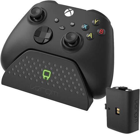 Venom Charging Dock with Rechargeable Battery Pack - Black (Xbox Series X & S/Xbox One) in Saudi Arabia